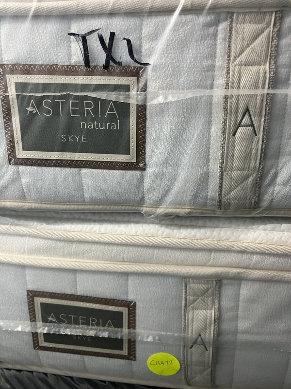 ASTERIA NATURAL SKYE SPLIT KING LATEX EUROTOP PLUSH MATTRESS NEW CLEARANCE gallery