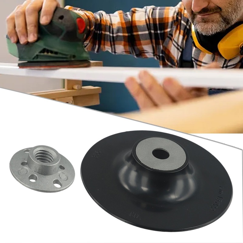 With Lock Nut Backing Pad Disc Backing Pad 12200 RPM 5 Inch For Angle Grinder gallery