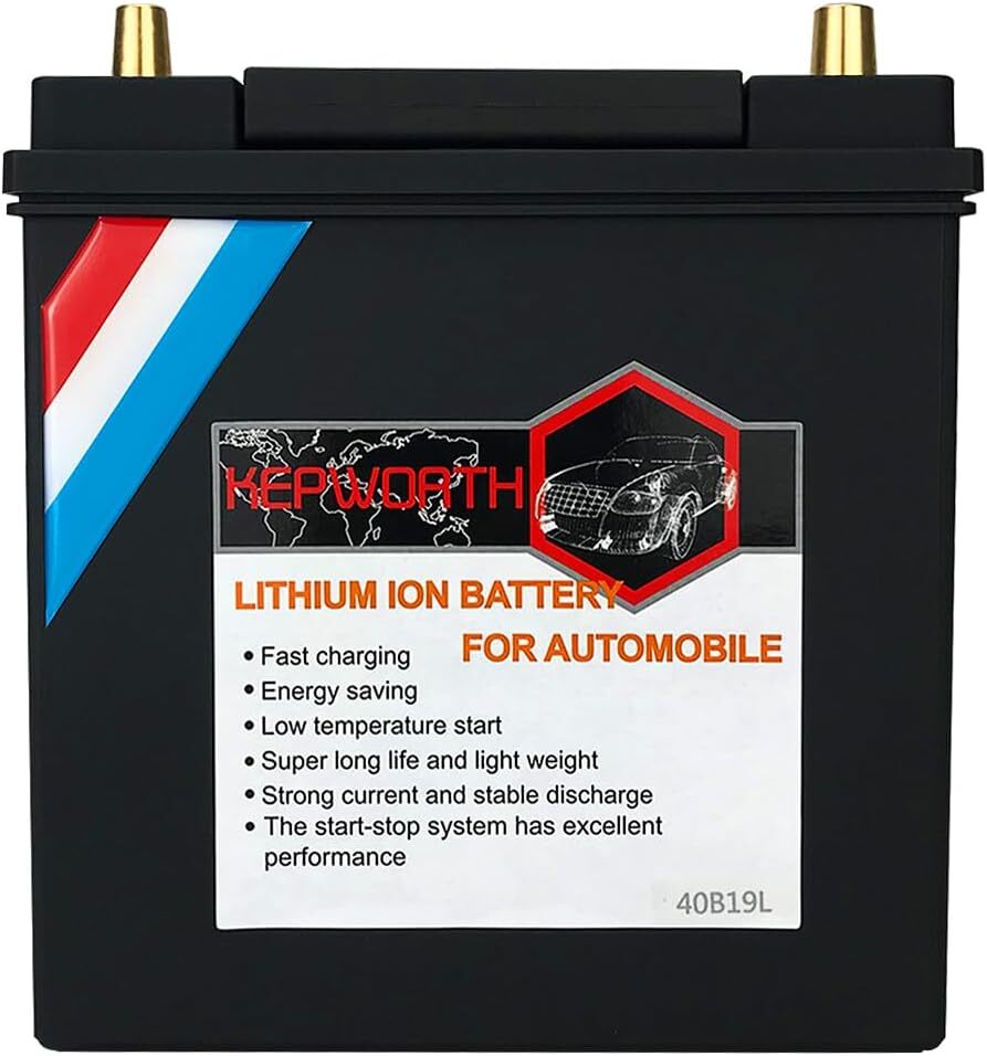 40B19R 12V 20Ah 680CCA Automobile Lithium Battery LiFePO4 BMS Replace Lead Acid gallery
