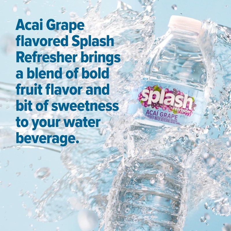 Pack of 6 Acai Grape Electrolyte Water - Zero Calories, Health Boosting Drink gallery