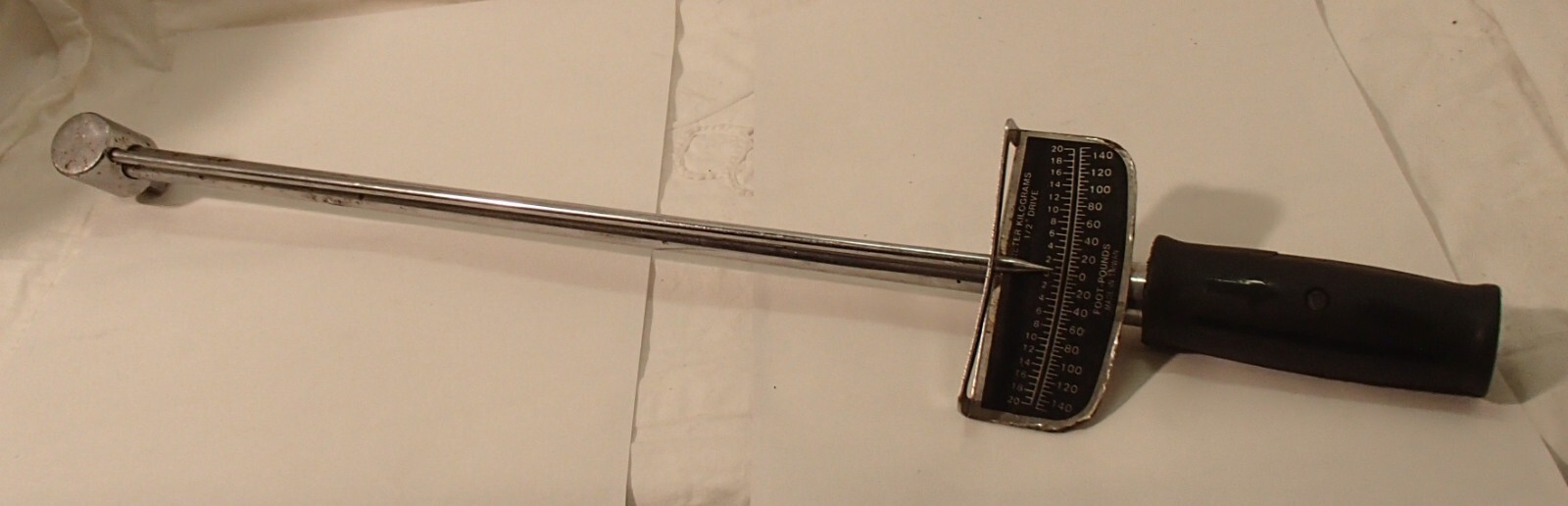 Vintage Torque Socket Wrench Newton Meters/Foot/Pounds 1/2 Drive gallery