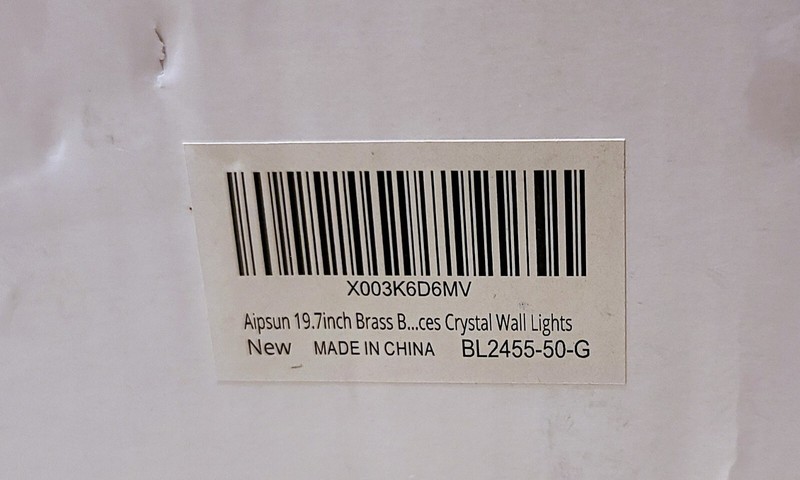 Aipsun Light Fixtures Vanity LED Light 19.7" Crystal Bedroom Bathroom Vanity gallery
