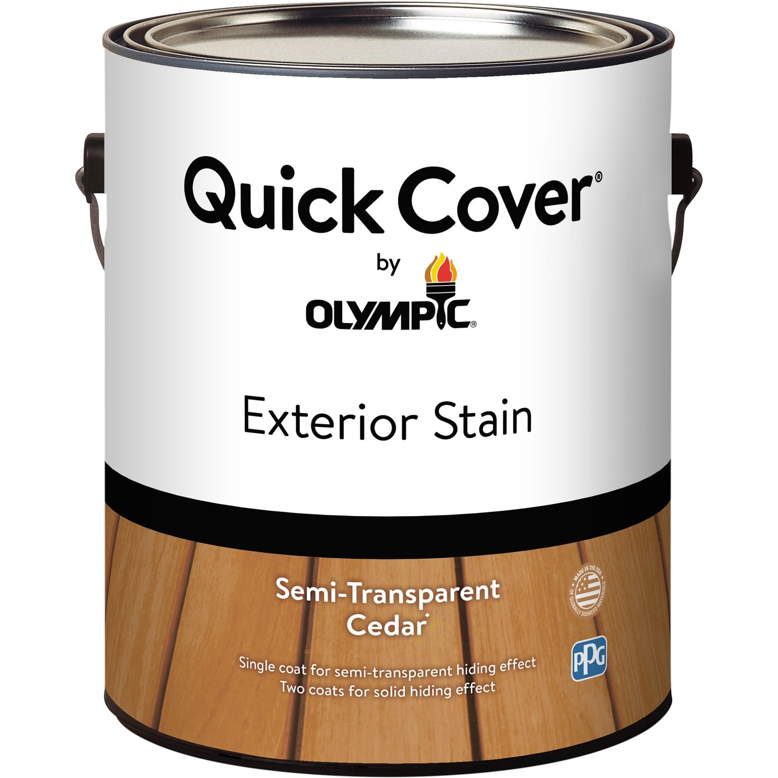 Quick Cover Cedar Semi-Transparent Interior/Exterior Wood Stain, 1 Gallon gallery