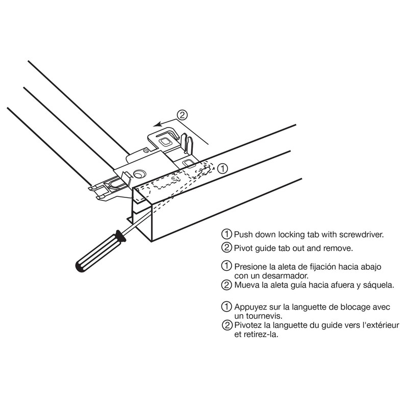 2 Count Silver Closet Door Guide Assembly Sliding Door Replacement Hardware gallery