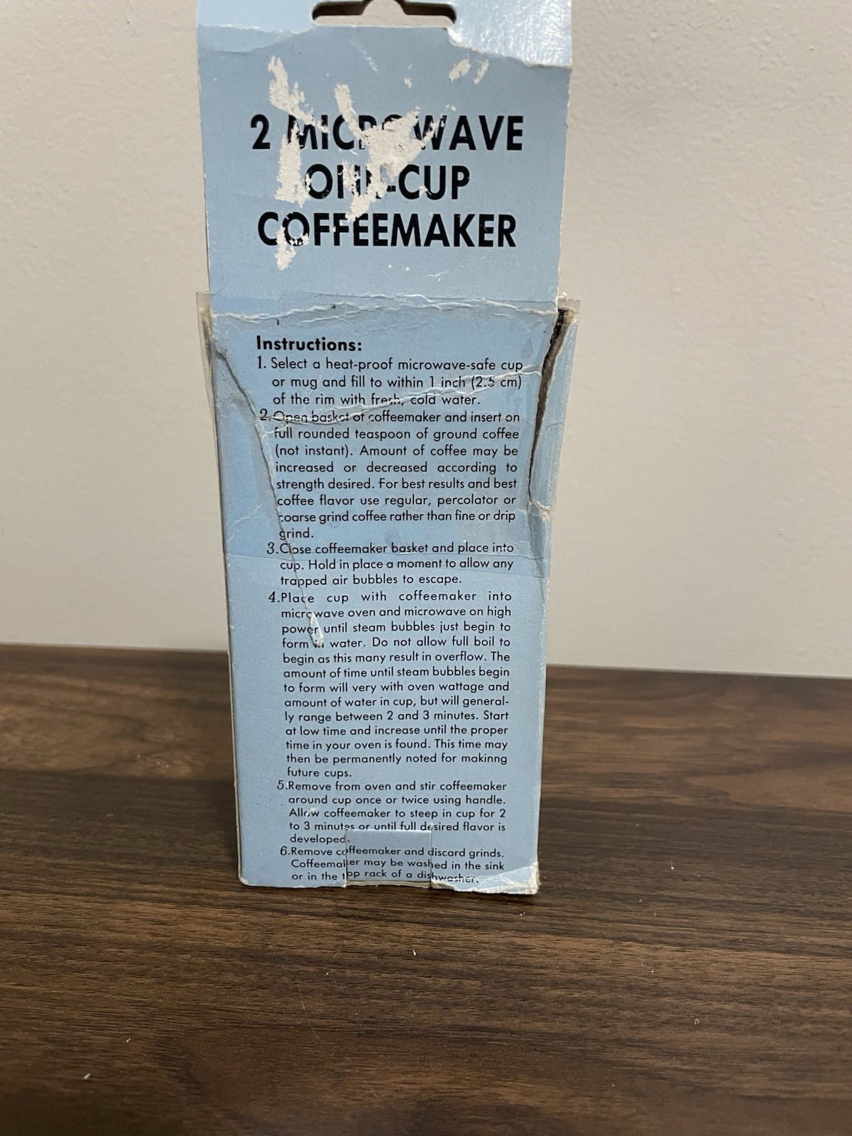 OKAY Microwave One-Cup Filter Coffee Machine YH-6006, Ground Coffee, White gallery