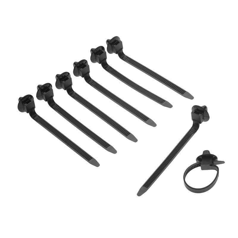 Nightosun Universal Nylon Push Mount Clips Plastic Ties for Home Or Garden Use gallery