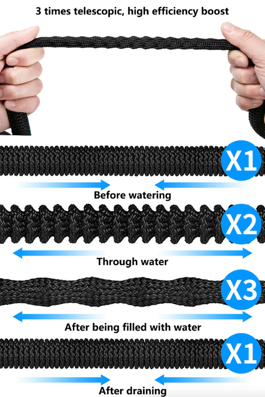 Stronger Deluxe Expandable Flexible Garden Hose Water Hose 25, 50, 75, 100FT lot gallery