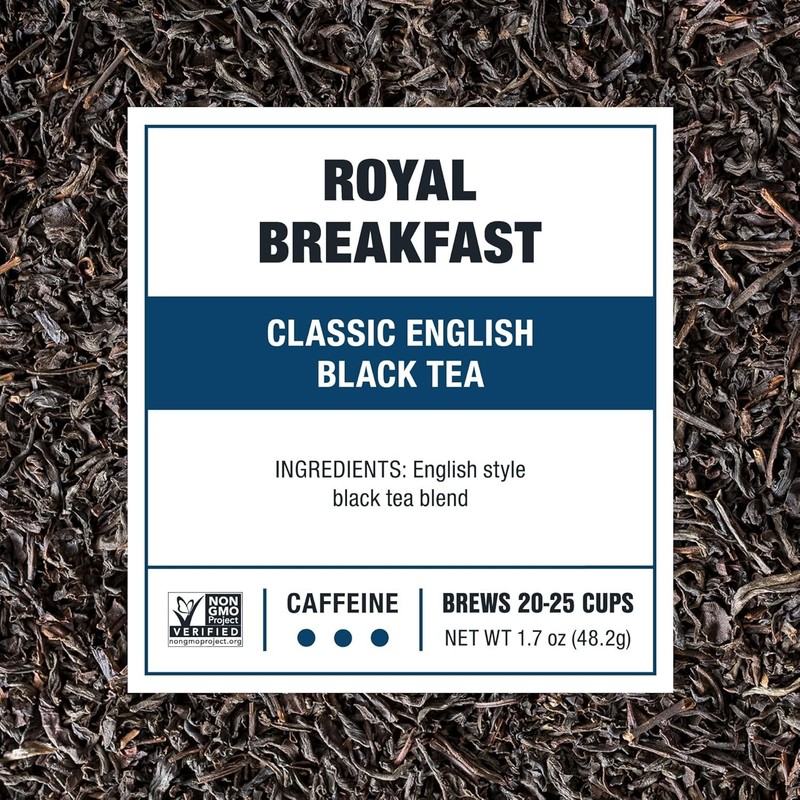 Royal Breakfast Loose Leaf Tea, Rich Malty Flavor in Resealable Pouch - 1.7 Oz gallery