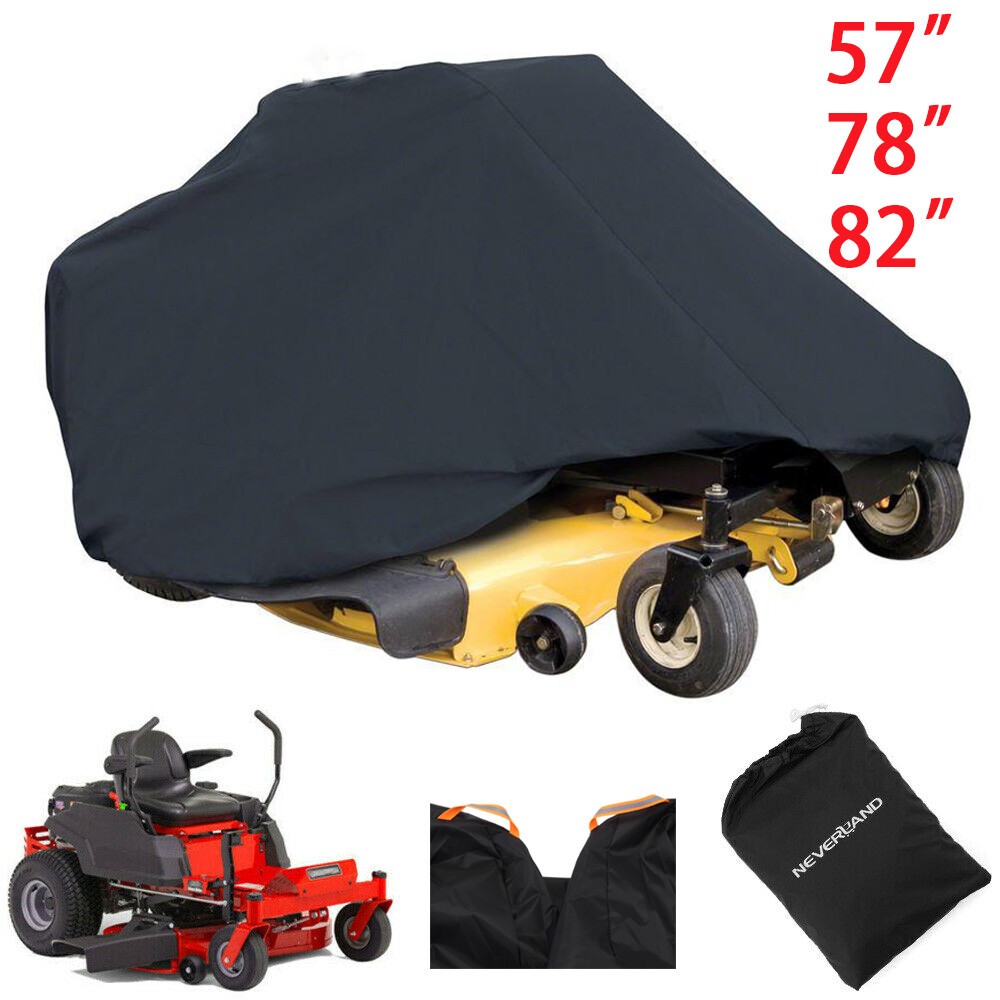Riding Lawn Mower Tractor Cover Zero Turn Dust UV Protector 57" 78" 82" 86" 100" gallery