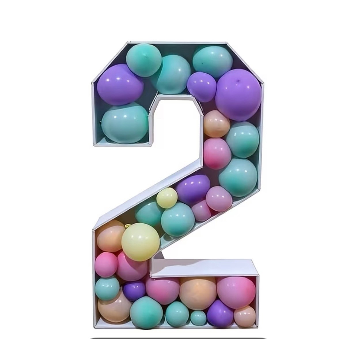 4 FT Marquee Mosaic Numbers for Balloons New Year Anniversary birthday Decor gallery