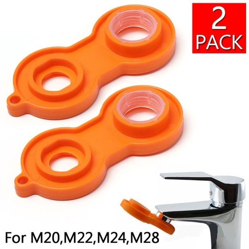 2pcs Faucet Aerator Detached Install Spanner Plastic Repair Kit Replacement Tool gallery