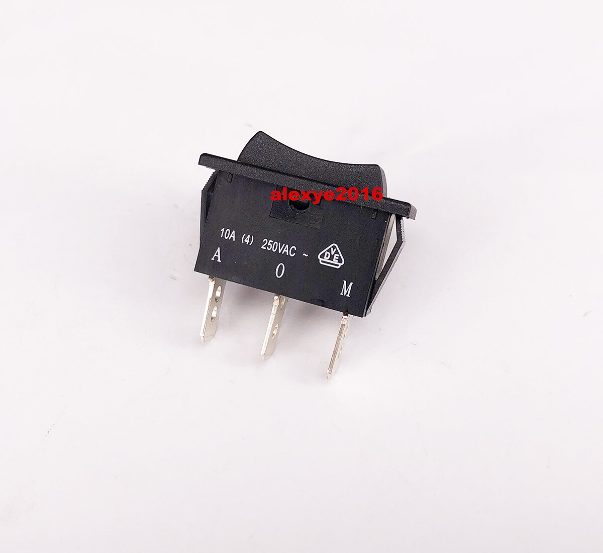 SCI R13-91 Switch M-O-A 3 Positins 3 Pins Maintained Black gallery