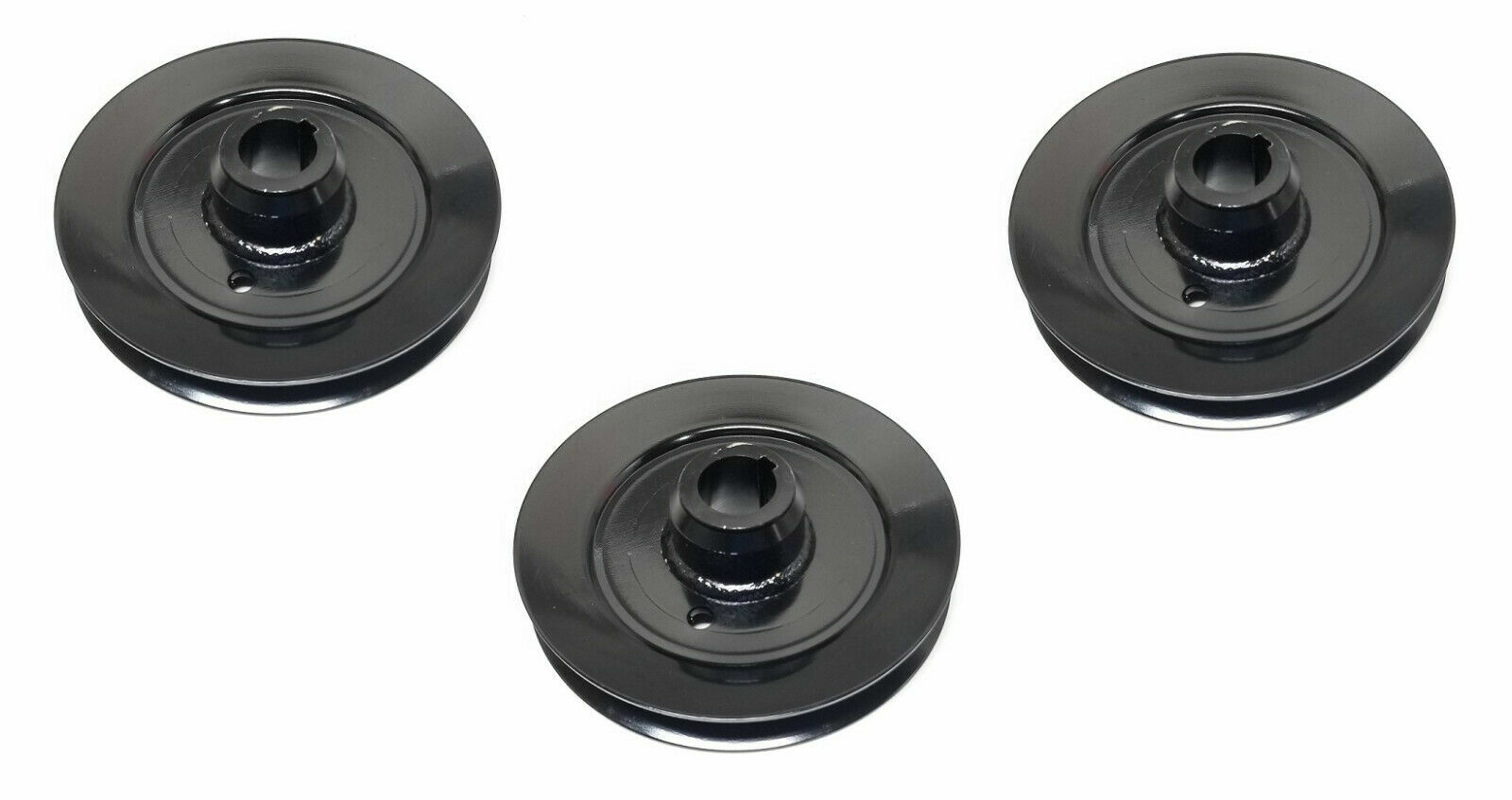 Set of 3 Quality Spindle Pulleys for Exmark: 1-653099. Fits Lazer Z 44" Deck gallery
