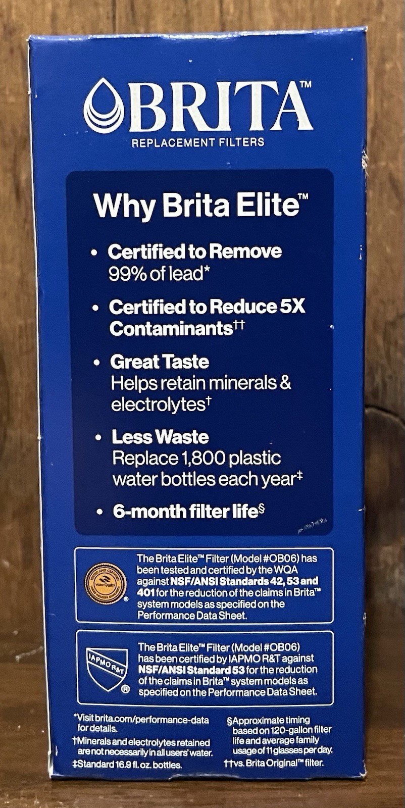 BRITA ELITE Replacement Water Filter - Reduces Contaminants for 6 Months - NEW gallery