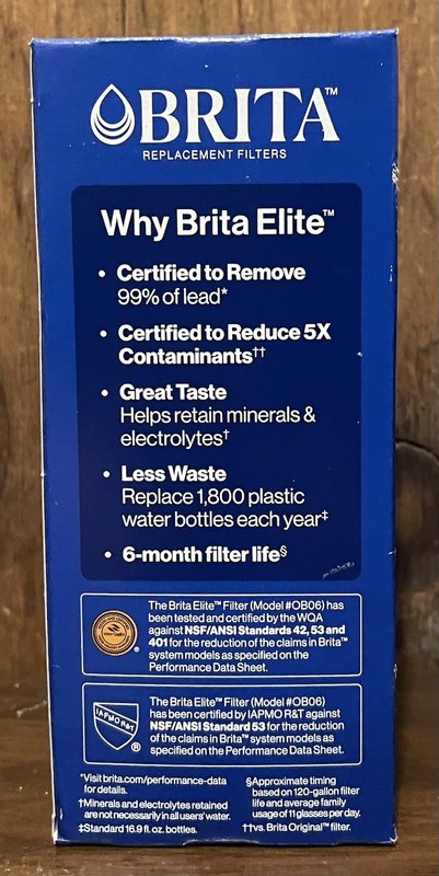 BRITA ELITE Replacement Water Filter - Reduces Contaminants for 6 Months - NEW gallery
