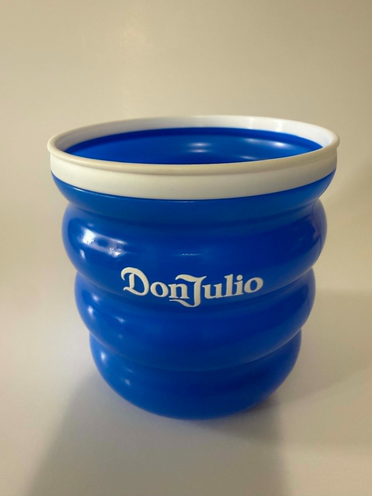 DON JULIO POOLIO POOL BUCKET GLASS CUP PLASTICE 4X4X4" NEW IN PLASTIC gallery