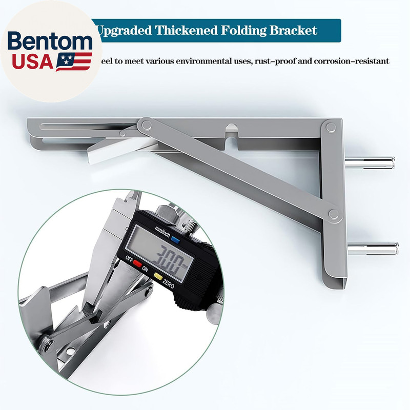 Wall Mounted Folding Table,304 Stainless Steel Wall Folding Desk,Floating Table gallery