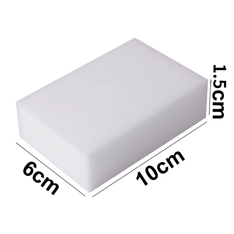 100 PCS Sponge Eraser BULK PACK Melamine Cleaning Foam 3/4" Thick Kitchen Bath. gallery