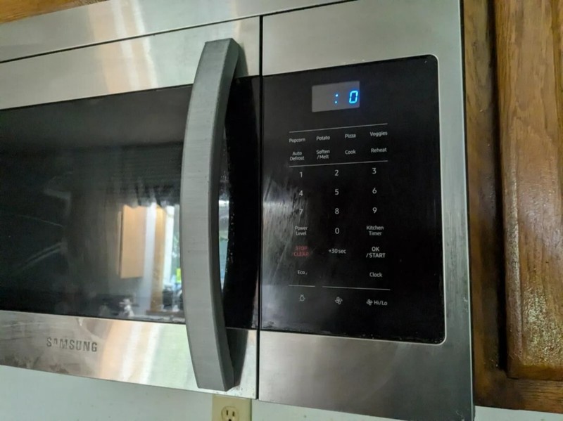 Samsung Microwave Handle Replacement ME16A4021AS 3D Printed gallery