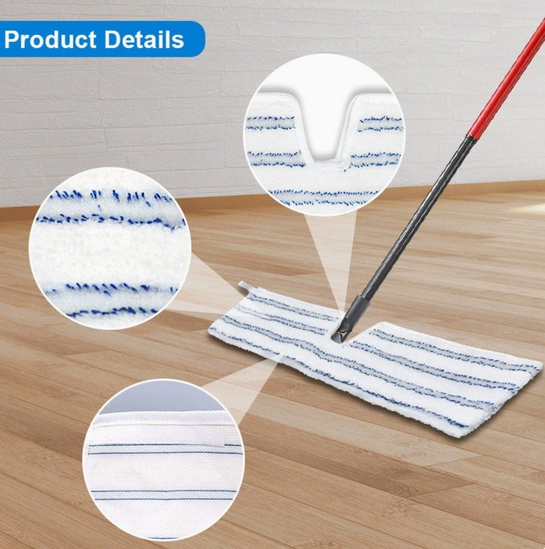 Microfiber Mop Replacement Heads Compatible with O-Cedar Dual Action Flat Mop gallery