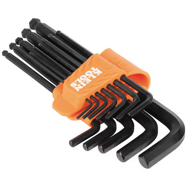 Klein Tools BLS22 Long Ball End Hex Key Set, SAE And Metric, 22 Pc gallery