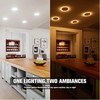 LED Recessed Light 6 Inch 12 Pack 5CCT 2700K-5000K Dimmable 1080LM VOLISUN Night gallery