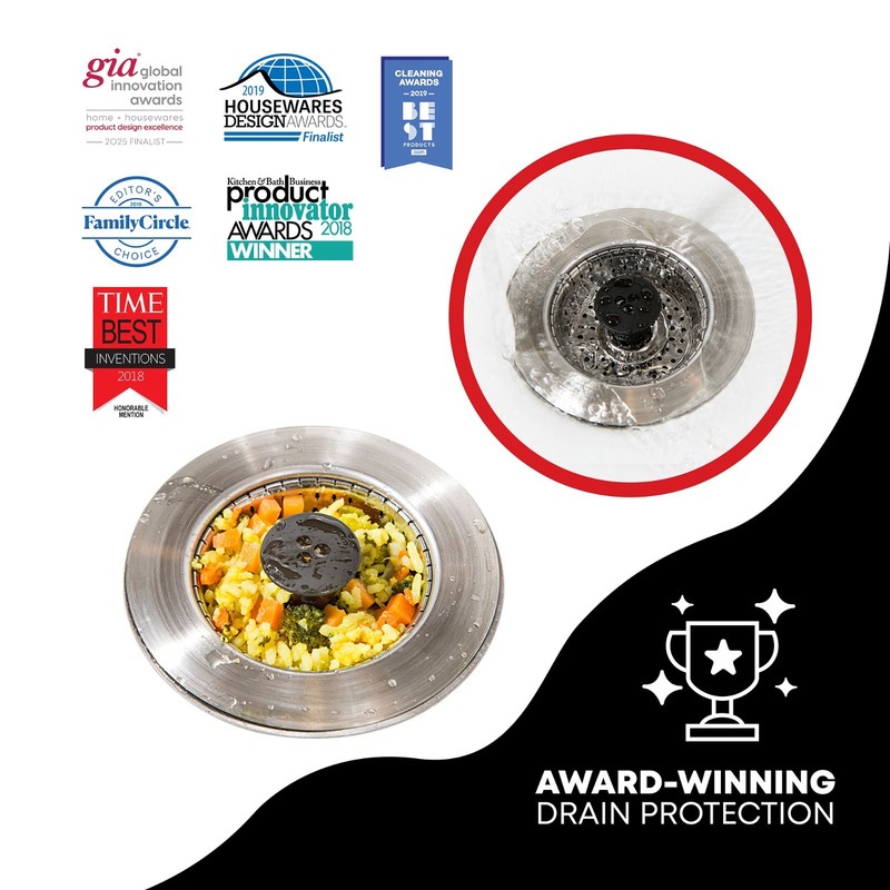 Kitchen SinkShroom® Revolutionary Strainer w/ Anti-Clog Technology by TubShroom gallery