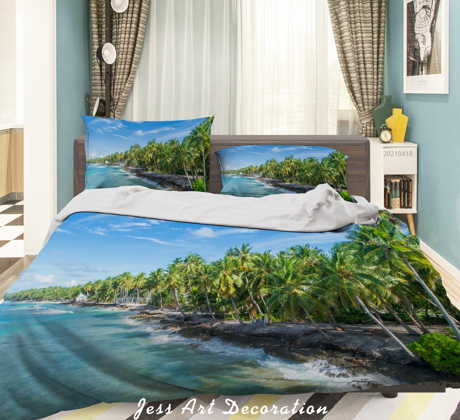 3D Mountains Fields Rivers Landscape Quilt Cover Set Bedding Sets Pillowcases gallery