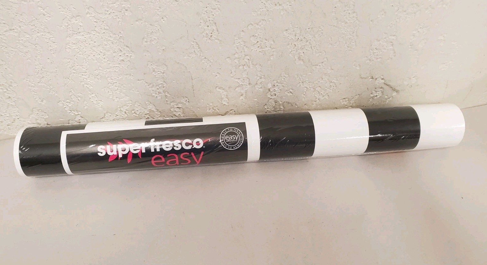 Graham & Brown Black and White Monochrome Stripe Wallpaper, Covers 56 sq. ft. gallery