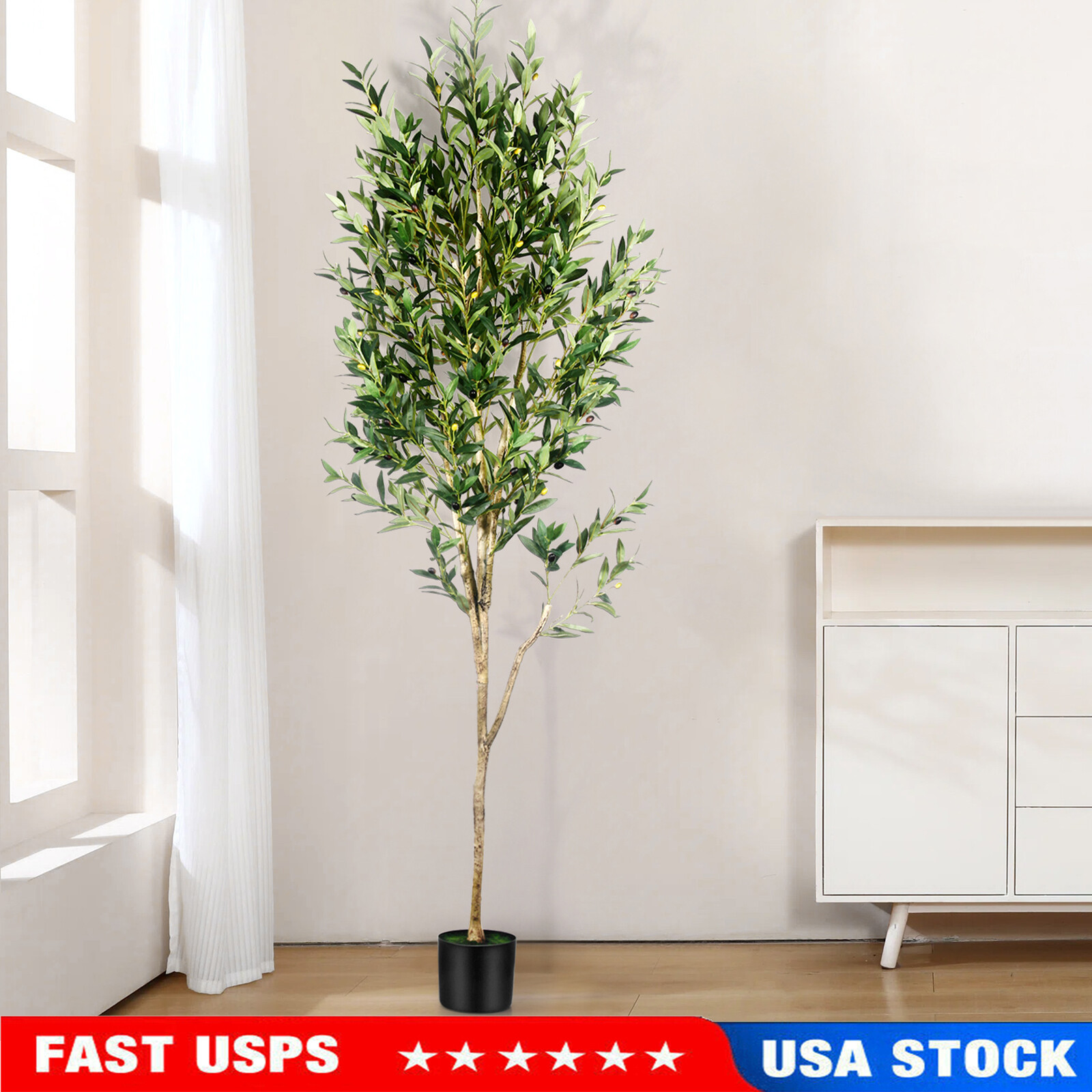 Artificial Olive Tree Faux Realistic Olive Trees with Branches and Fruits Decor gallery