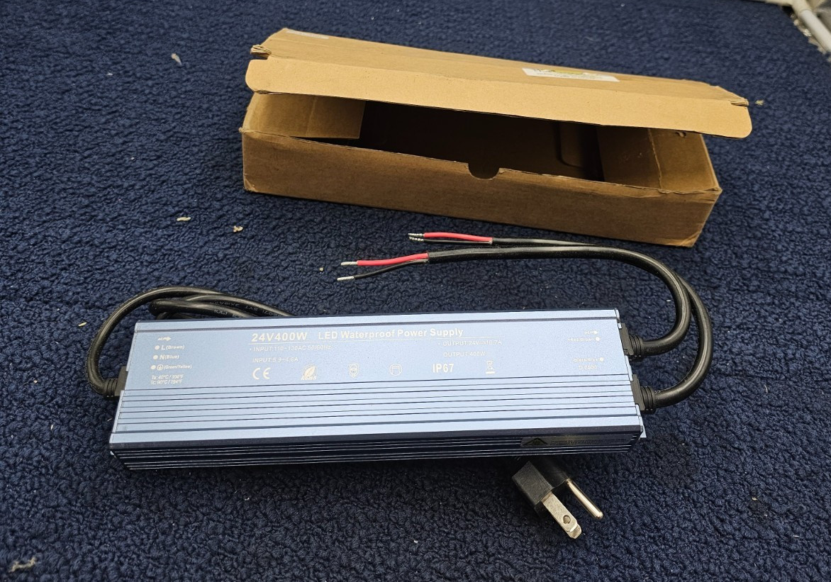 NISICO 24V LED Power Supply 400W Transformer Adapter 110-130AC 50/60Hz gallery