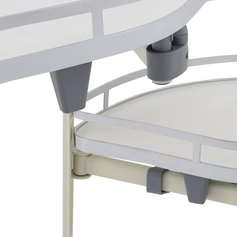 2-tier White Blind Corner Cabinet Left Blind Corner Cabinet Pull-out Organizer gallery