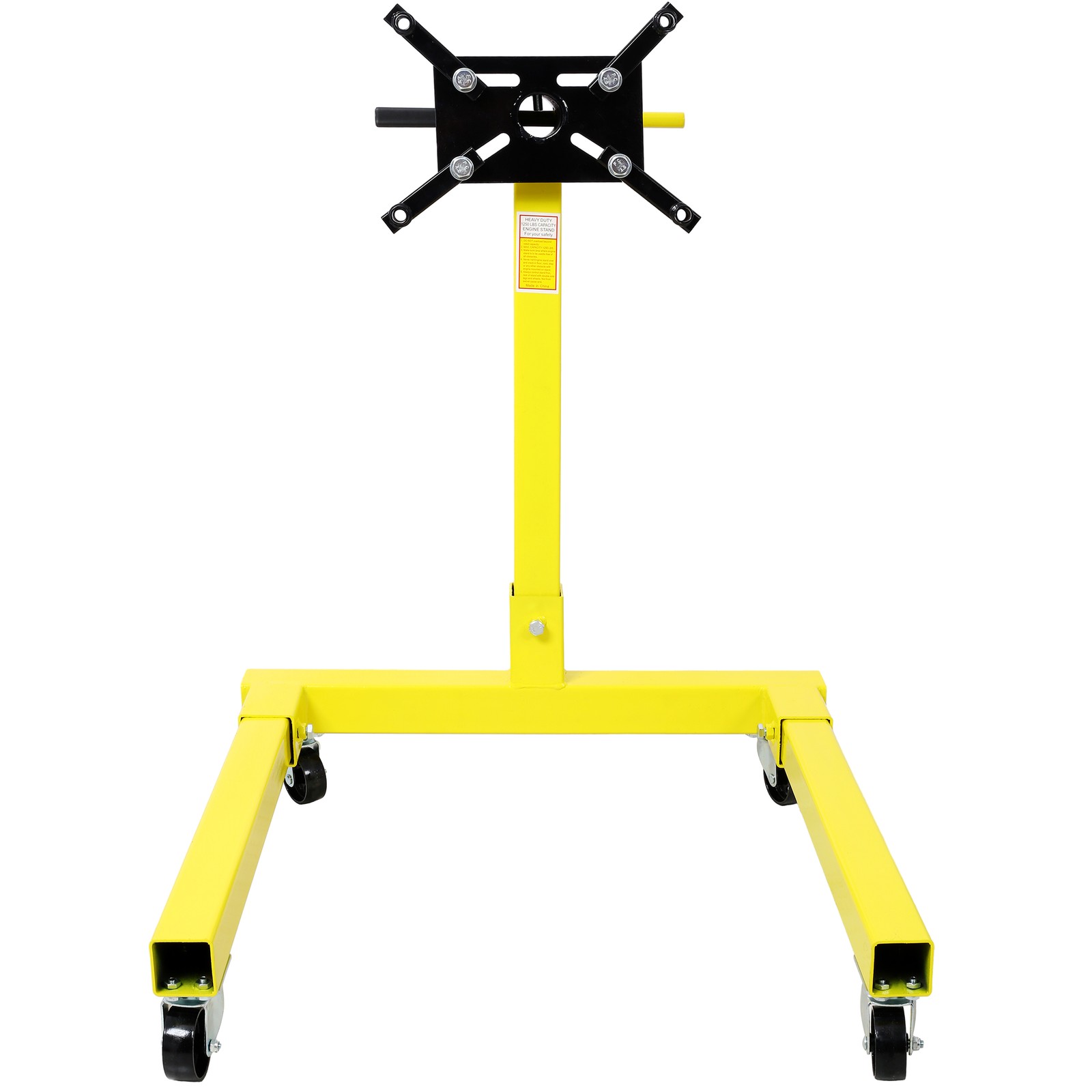 1250LBS Mobile Engine Stand 360°Adjustable Mounting Head Heavy-Duty Steel Frame gallery