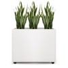 Planter Box Rectangular Block - 16×12×12IN Galvanized Steel Metal Long Box Pl... gallery