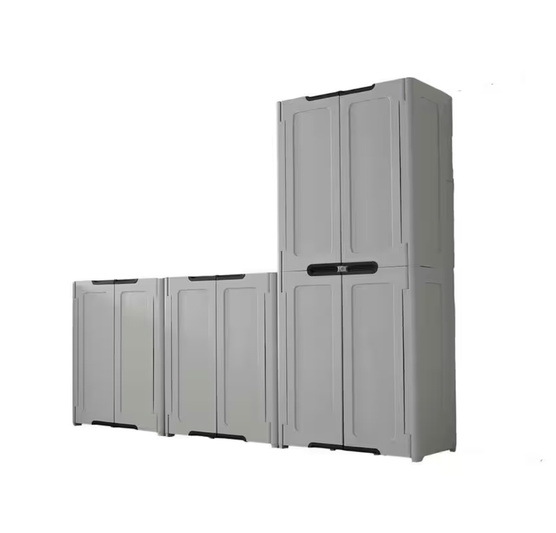 HDX Freestanding Garage Base Cabinet in Light Grey (30 in. W x 36 in. H x 19 in gallery