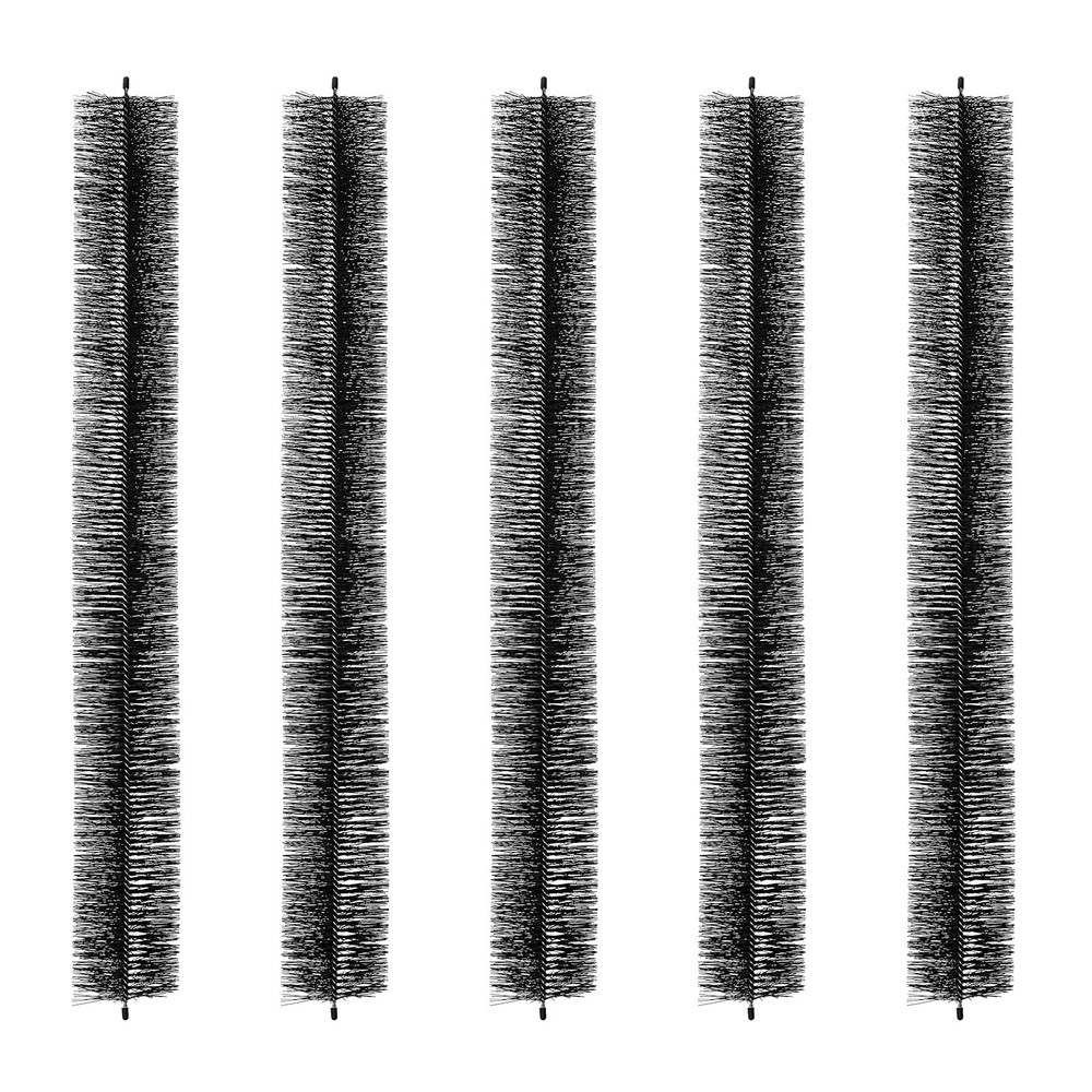 VEVOR Gutter Guard Brush 15 FT Length Bristle Leaf Guard Fit for 5 Inches Gutter