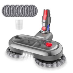 E.LUO Electric Mop Head Attachment for Dyson V7V8V11V10 white light reveals dust