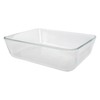 Pyrex 7211 6-Cup Glass Storage Dish w/ 7211-PC 6-Cup Navy Blue Plastic Lid gallery