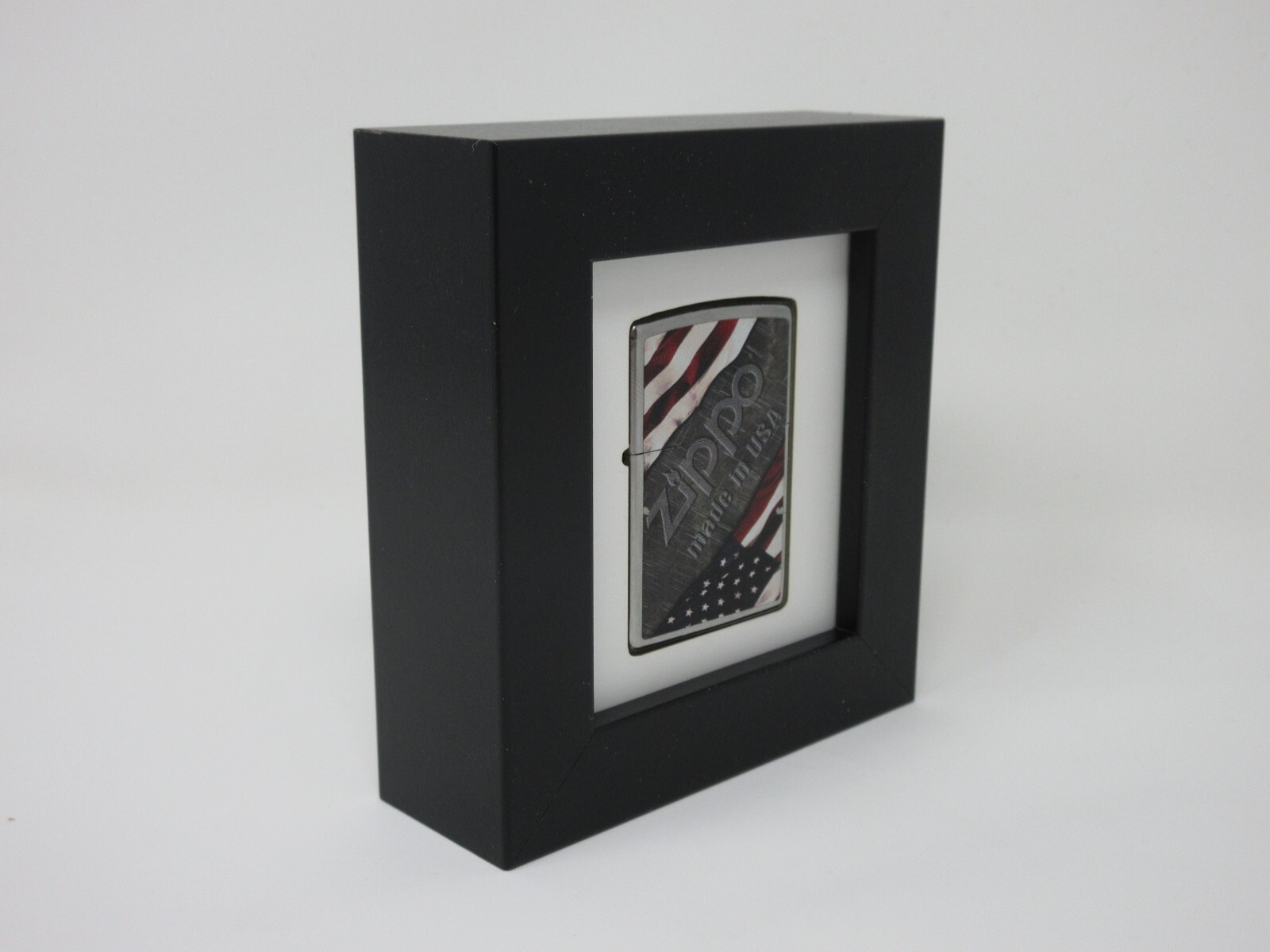 ZIPPO LIGHTER (NOT INCLUDED) SMALL DISPLAY FRAME gallery