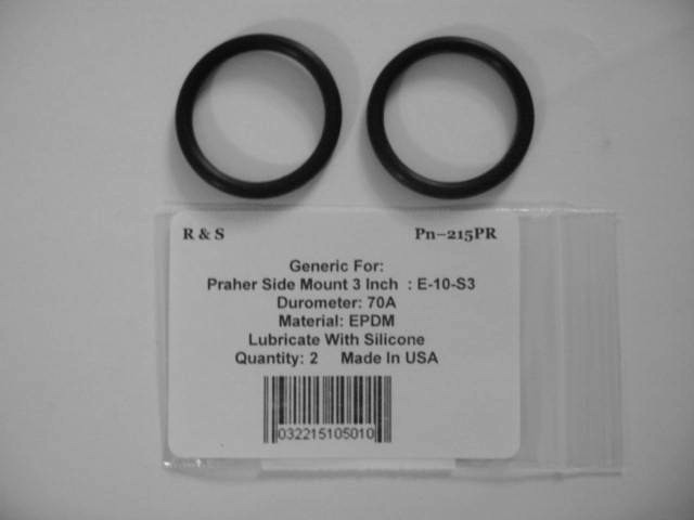 2 Praher Side Mount 3 " Valve O-rings E-10-S3/ R&S 215PR / FDA EPDM Material gallery