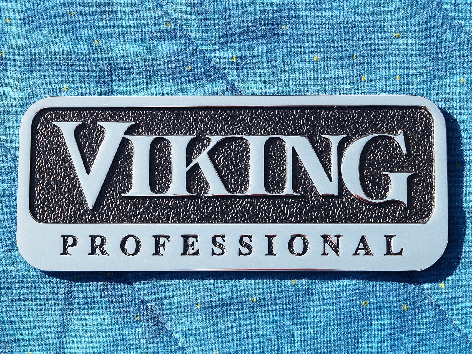 Viking Professional OEM 4.5" Metal Emblem Logo Badge Self Adhesive Nameplate gallery