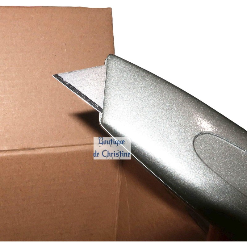 Make a Box Resizer Retractable Utility Knife with Scoring Wheel Cutter Tool gallery