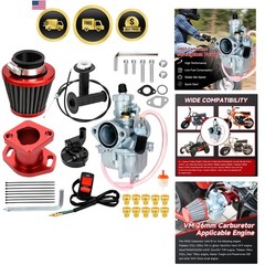 Carburetor Kit for Predator 212cc 196cc 224cc Mini Bike Go Kart ATV Engine