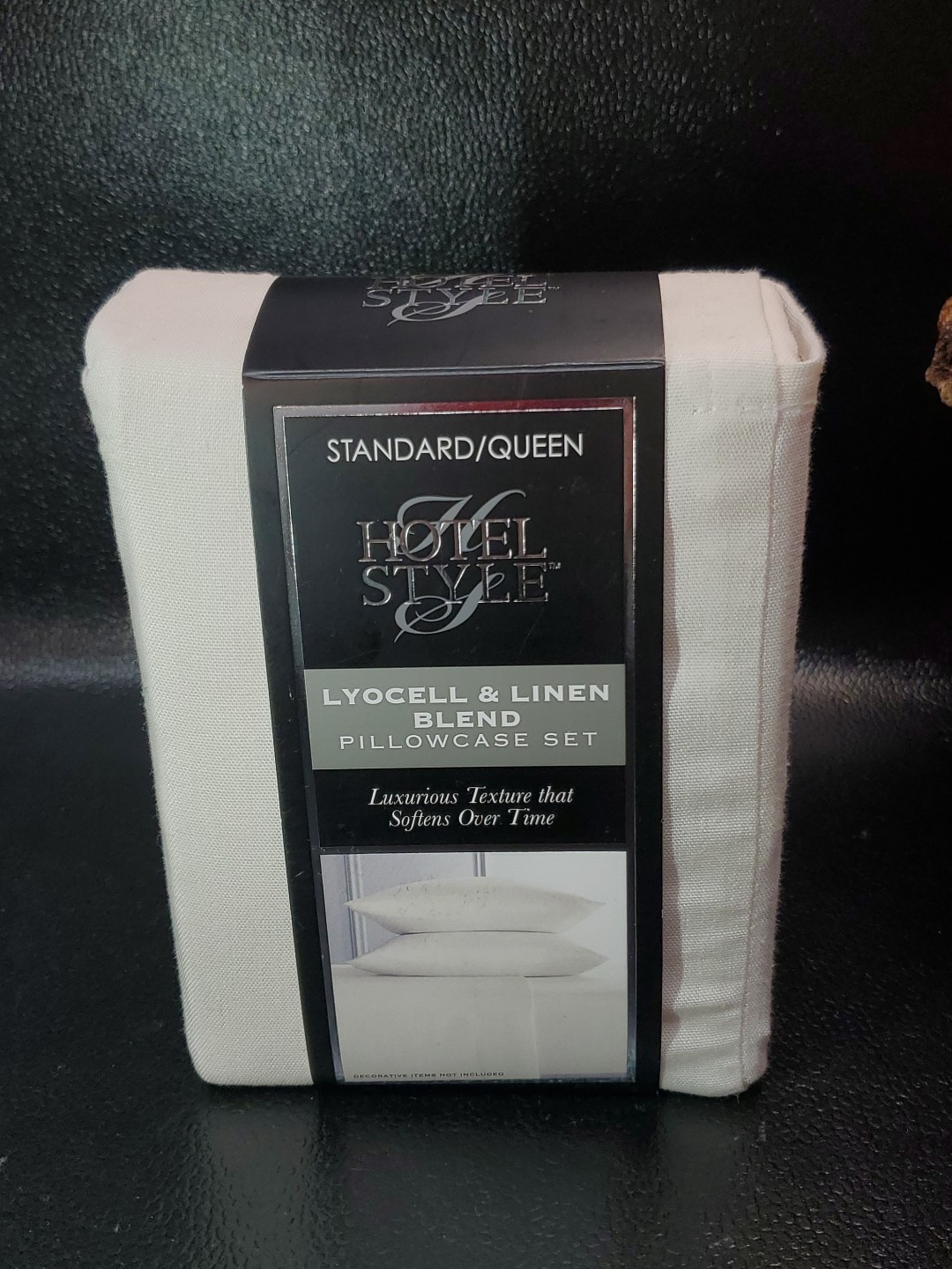 Hotel Style Lyocell & Linen Blend 2 Pillowcases STANDARD/QUEEN, Mother Of Pearl gallery