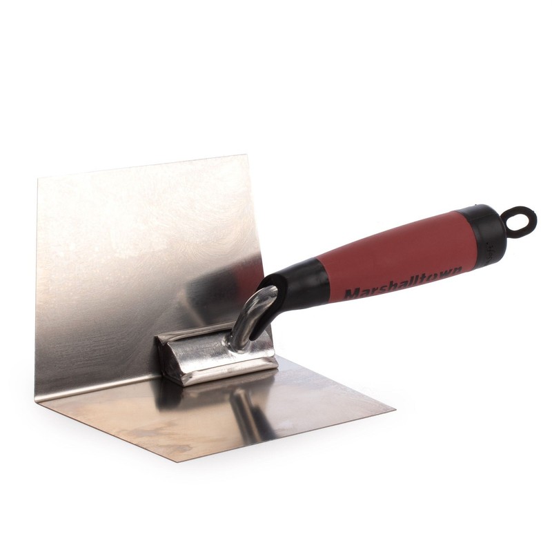 Marshalltown Thin Coat Inside Corner Trowel With Durasoft Handle 4 x 5in M23D gallery