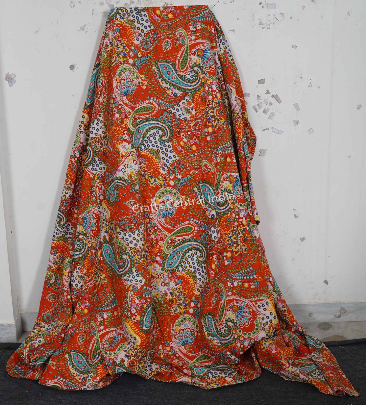 Boho Quilt Handmade Kantha Quilt summer blanket sewing pattern Beach Throw gallery