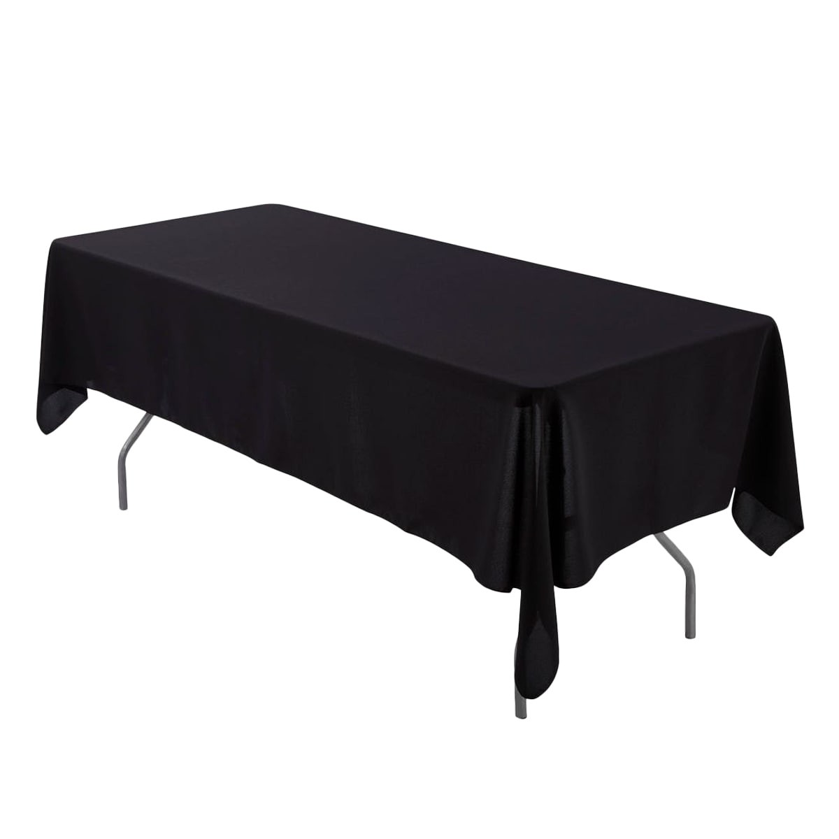 Rectangle Black Polyester Tablecloths gallery