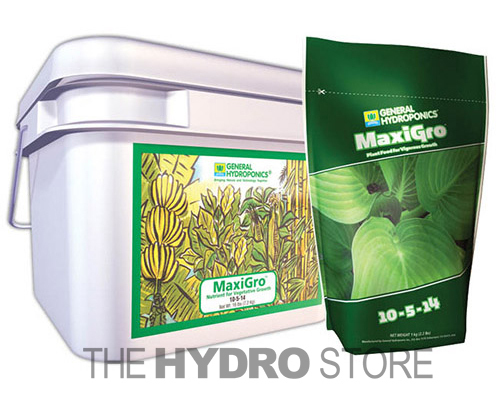 General Hydroponics MaxiGro 2.2lbs / 16lbs pounds - gh maxi gro grow nutrient gallery