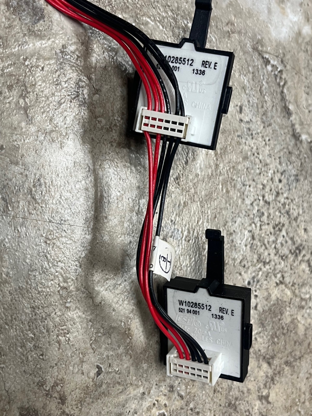 MAYTAG - Whirlpool Washer Switch W10285512 - Lot of two (2) with harness gallery