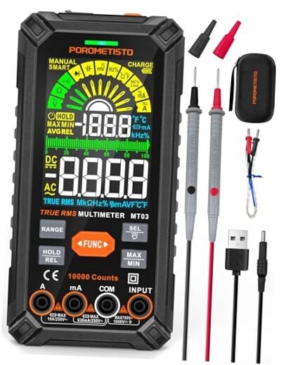 Digital Multimeter Tester 10000 Counts TRMS, Smart Multimeter MT03